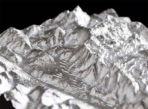 地形銀飾－Earth Brooch Silver